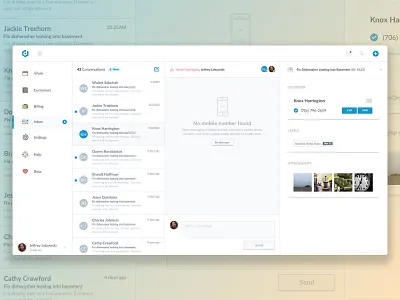 Messages (Desktop) email inbox message messages messaging text ui ux