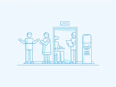 LECO Brigade eye test eyeglasses illustration test vector
