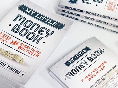 My Little Money Book branding design lettering logo print retro type typography vintage