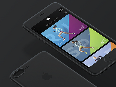 Browse Looks app buy card ecommerce iphone layout shoes shop sports