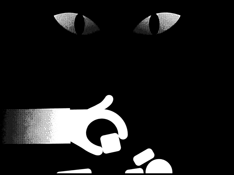 Halftone Halloween animation candy gif halftone halloween loop