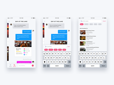 Event planning app – details activity events ios mobile mobile design planning schedule ui ui design uiux ux ux design