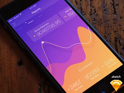 Dashboard 2 dashboard freebie mobiledashboard orange purple sketch visual