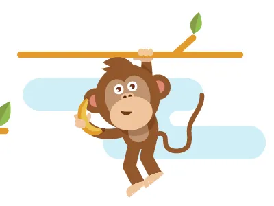 Mark the Monkey character design character lemonly monkey