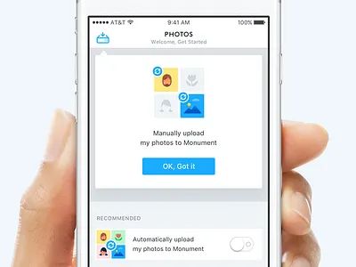 Photo sync walkthroughs get started photos sync tutorial upload walkthroughs