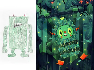 The Monster Project 2016 leaves monkey monster monster project tree