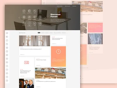 Dashboard for french institution comptes cour des design florent french government institution lenormand news page website