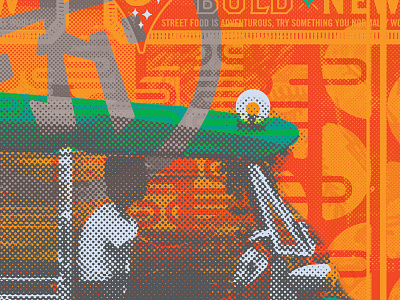 Rickshaw asian rickshaw silkscreen