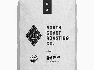 North Coast pt.II.II anchor badge bag bear branding california coffee logo nautical packaging roasting santa cruz