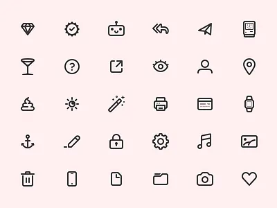 365 Icons (so far) icons line