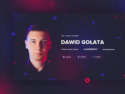 My new site about me colorful designer graphic minimal minimalistic portfolio ui ux web webdesigner website
