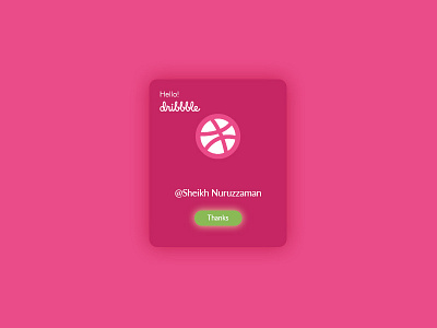 Dribble First Shot branding card design dribble game invitation invite journey shop shot