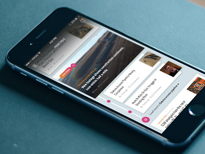 Reddit: 30 Minute Design app cards ios mobile news reddit stream ui ux