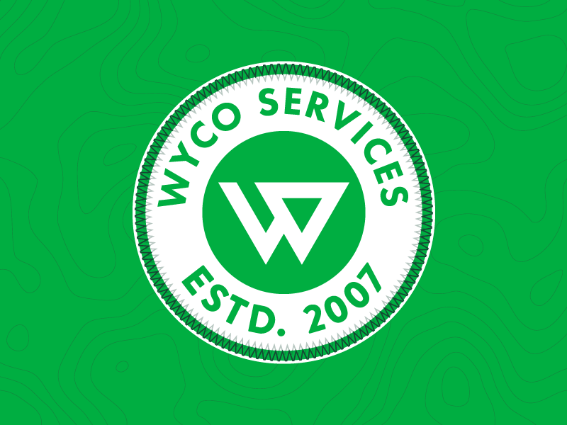 WYCO Patch alabama birmingham branding grass icon logo patch stitch
