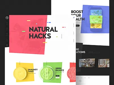 Bo's Kitchen Concept concept design homepage kitchen simple ui ux web website