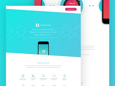 Hyperflow hyperflow lander landing marketing page site web website
