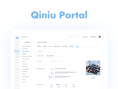 Portal Edit Images Style business clean cloud dashboard portal ui ux web
