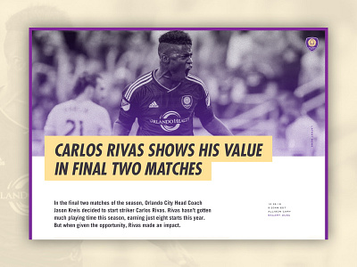 52 Layouts — 06 article cyber editorial futura kepler layout print sketch soccer trade gothic ui website