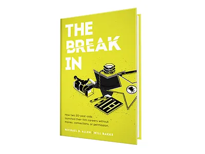 The Break In book concept cover design graphic grit icon iconography illustration layout texture typography