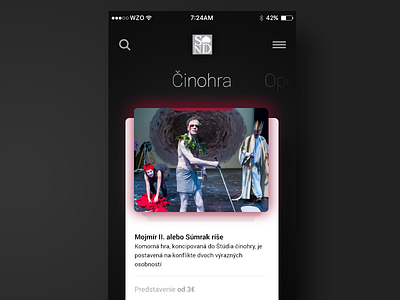 SND - apps / concept android app ios mobile national slovak snd software theatre