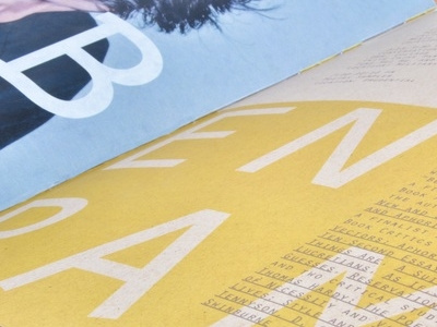 Poetry Festival Brochure brochure design print swiss