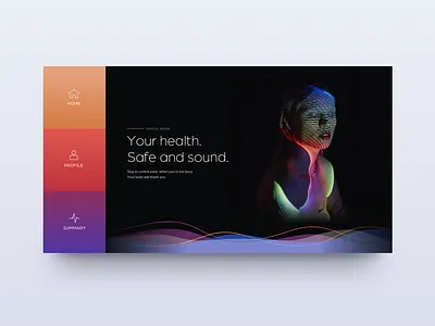 Shield app clean dashboard landing page product responsive ui ux web website