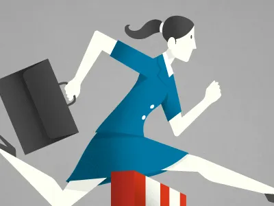 Steeplechase business businesswoman determinate energy hurdle motivation run running steeplechase woman