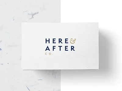 Here And After brand branding business card design design studio digital freelance designer identity logo logo design malaysia typography