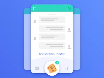 Flash Message — Daily UI challenge #011 card challenge daily dailyui flash flat message ui ux web