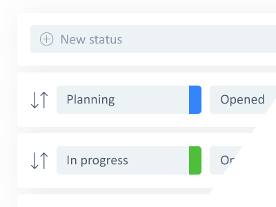 2994836102052793988 N clean drag drop flat form mockup modern projects statuses workflow