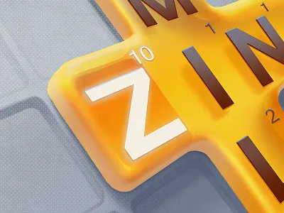 Zing 10 points crossword board games letter a day letter tiles riot visual design words with friends yellow z