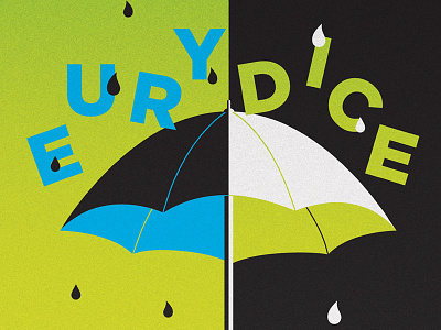 eurydice | parma high school drama greek myth mythology parma play poster rain sarah ruhl theatre umbrella