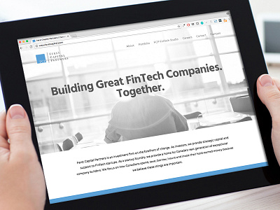 Ferst Capital Partners animation app fintech illustration invest mobile mockup pop security spring ui ux