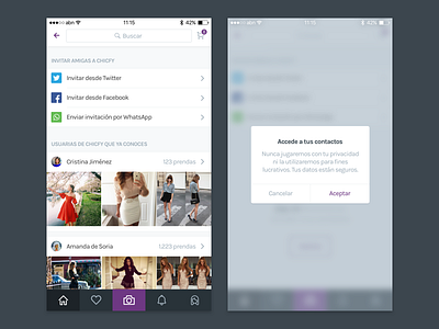 Chicfy – Invite friends apple chic chicfy ecommerce fashion girl girls ios iphone mobile trend trendy
