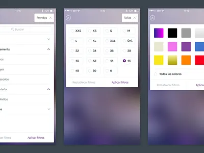 Chicfy – Search filters apple chic chicfy ecommerce fashion girl girls ios iphone mobile trend trendy