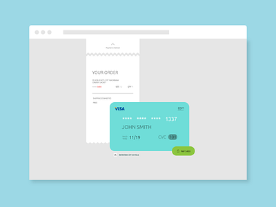 Daily UI (002) 002 andreas wikström credit credit card daily ui design money ui