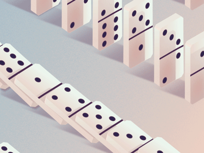 The Personal Best animation domimnos domino gif motion motion design parallel studio unsatisfying