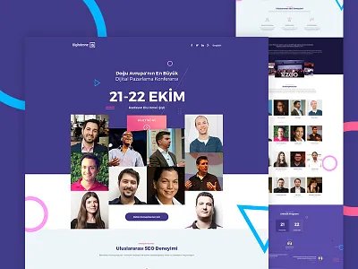 Digitalzone digitalzone event landing order payment speakers ticket ui ux