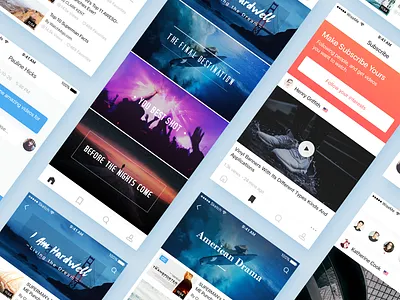 Day043-Clips App clips contact feature messages ui ux video