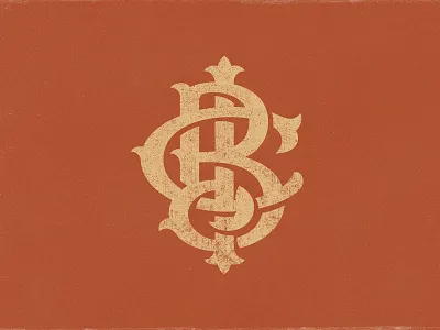 BCI Monogram 1875 b45233 bci bed and breakfast bnb brand letters logo monogram terracotta