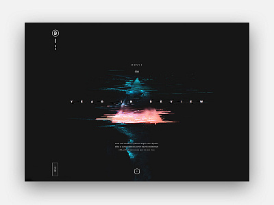 BASIC Year in Review AD Exploration 3 art direction basic concept distortion glitch year in review