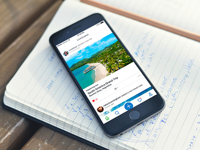 Live2Leave blue flat ios travel ui