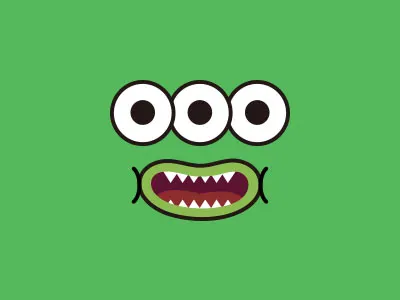 MonSticky Green alien app green halloween joyflap kids monster monsticky