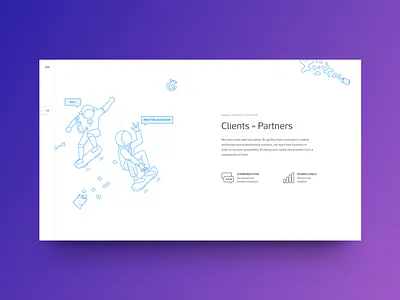 Clients = Partners app card clean dashboard landing page layout product responsive ui ux web website