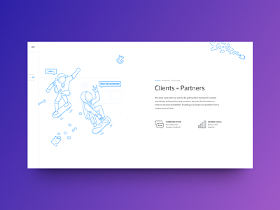 Clients = Partners app card clean dashboard landing page layout product responsive ui ux web website