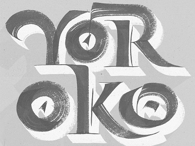 Yorokobu brush lettering brushlettering calligraphy cover editorial handmade ink lettering magazine texture yorokobu