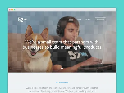 Studio agency culture redesign responsive studio team ui web design website