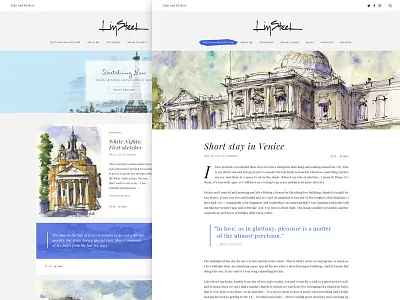 Liz Steel — Sketchers Blog artist blog design post sketchers sketching typography ui watercolor web