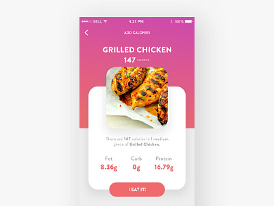 Health: Nutrition Facts food mobile app nutrition facts ui ui design ux