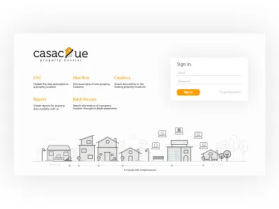 Home Page for a website ! homepage illustration light signin theme